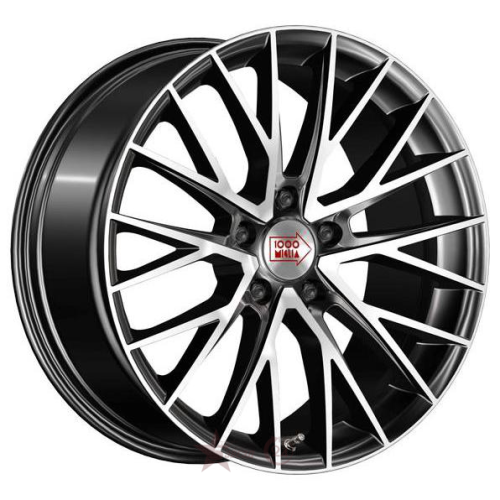 Диски 1000 Miglia MM1009 8x18 5*114.3 ET40 DIA67.1 Dark Anthracite Polished Литой купить с бесплатной доставкой в пункты выдачи в Петербурге